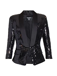 Sequined Tailored Blazer