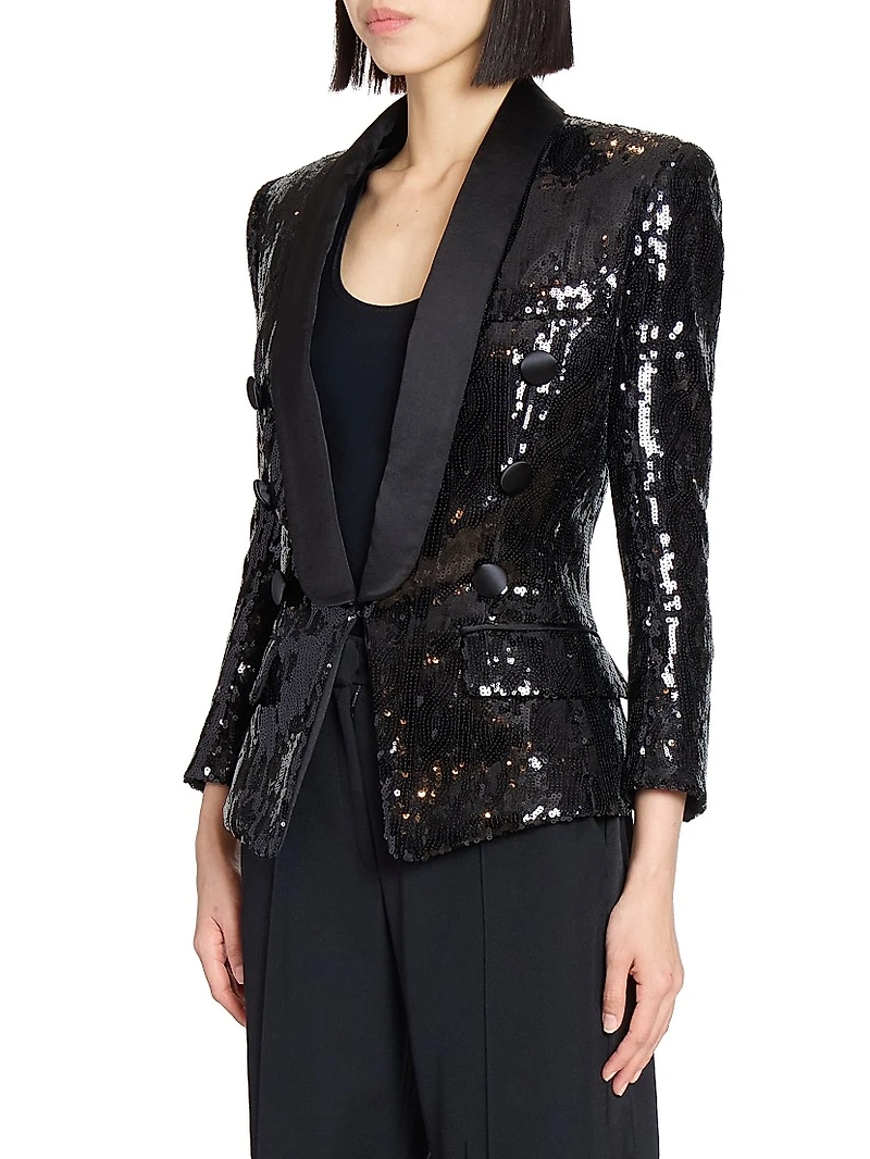 Sequined Tailored Blazer