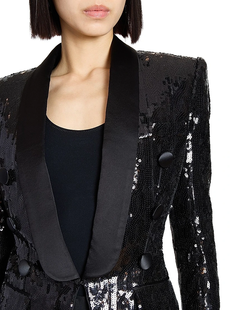 Sequined Tailored Blazer