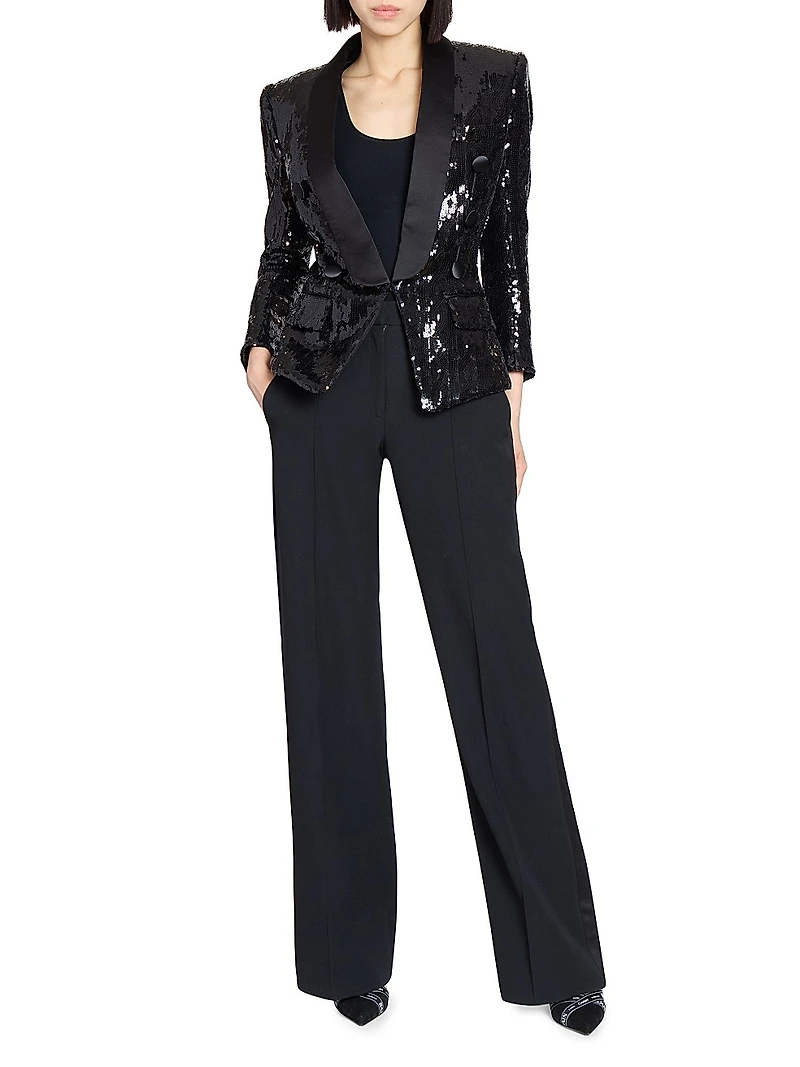 Sequined Tailored Blazer