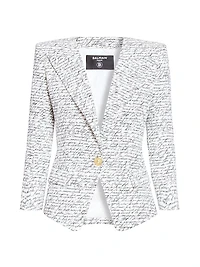 Love Letter One-Button Jacket