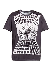 Trompe L'oeil Jersey Crewneck T-Shirt