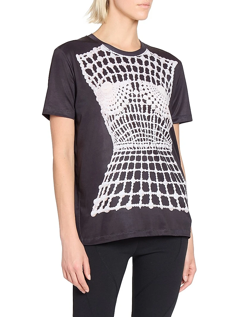 Trompe L'oeil Jersey Crewneck T-Shirt