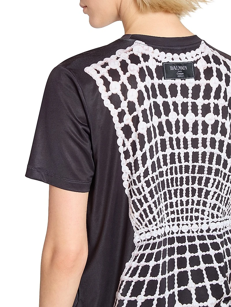 Trompe L'oeil Jersey Crewneck T-Shirt