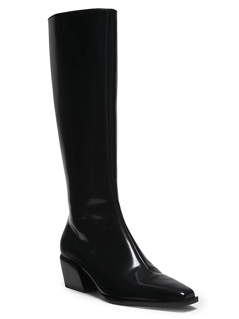Joni 50MM Leather Knee-High Boots