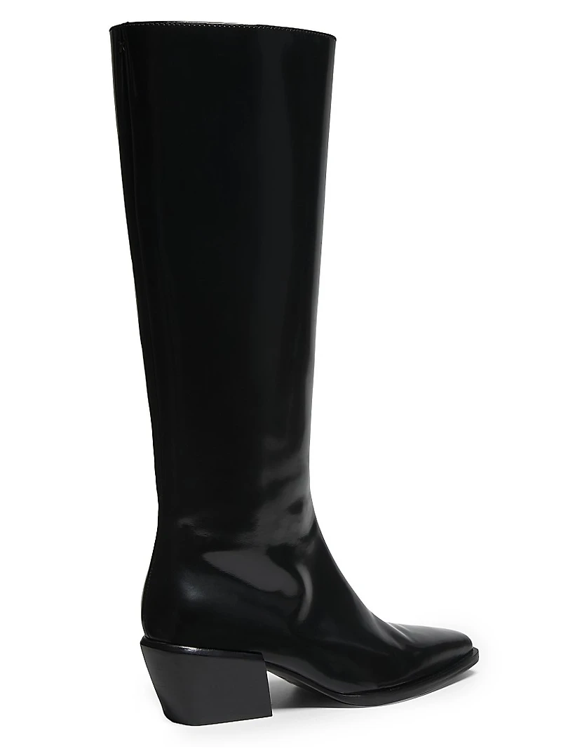 Joni 50MM Leather Knee-High Boots