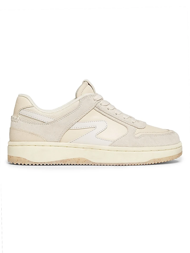 Retro Leather Tennis Sneakers