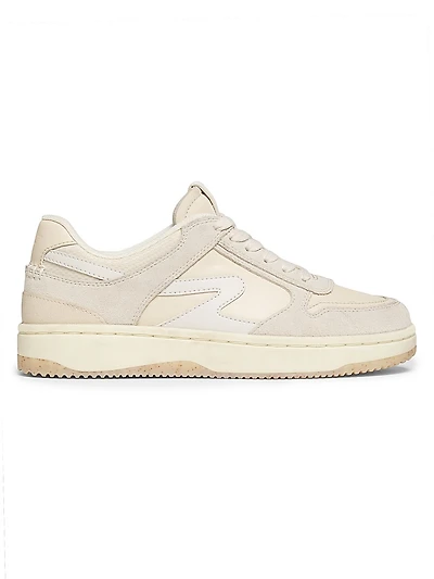 Retro Leather Tennis Sneakers