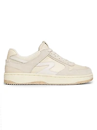 Retro Leather Tennis Sneakers
