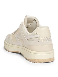 Retro Leather Tennis Sneakers