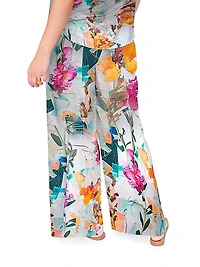 Sofia Stretch Silk Palazzo Pants