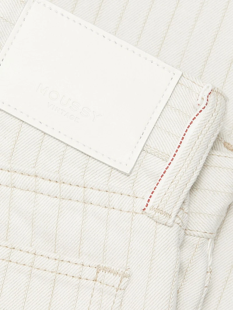 Elmora Pinstriped Straight Jeans