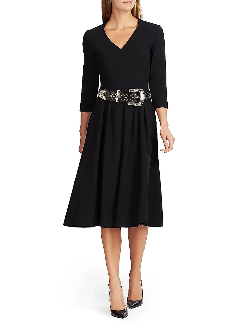 Jewelled Arrow Leather Belt