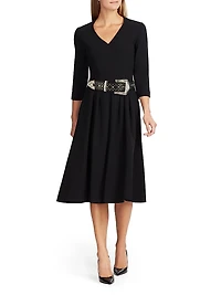 Jewelled Arrow Leather Belt