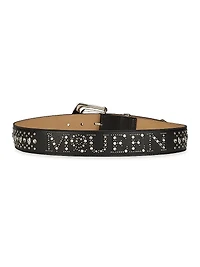 Jewelled Arrow Leather Belt