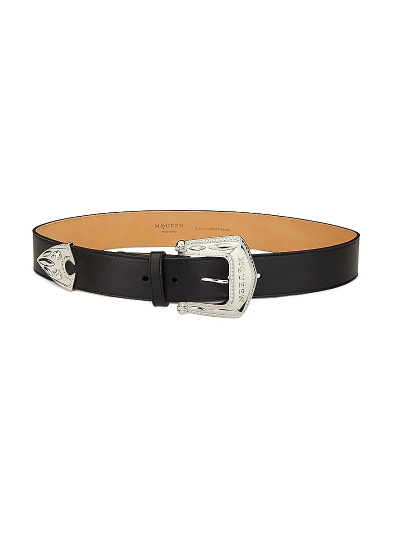 Arrow Leather Belt