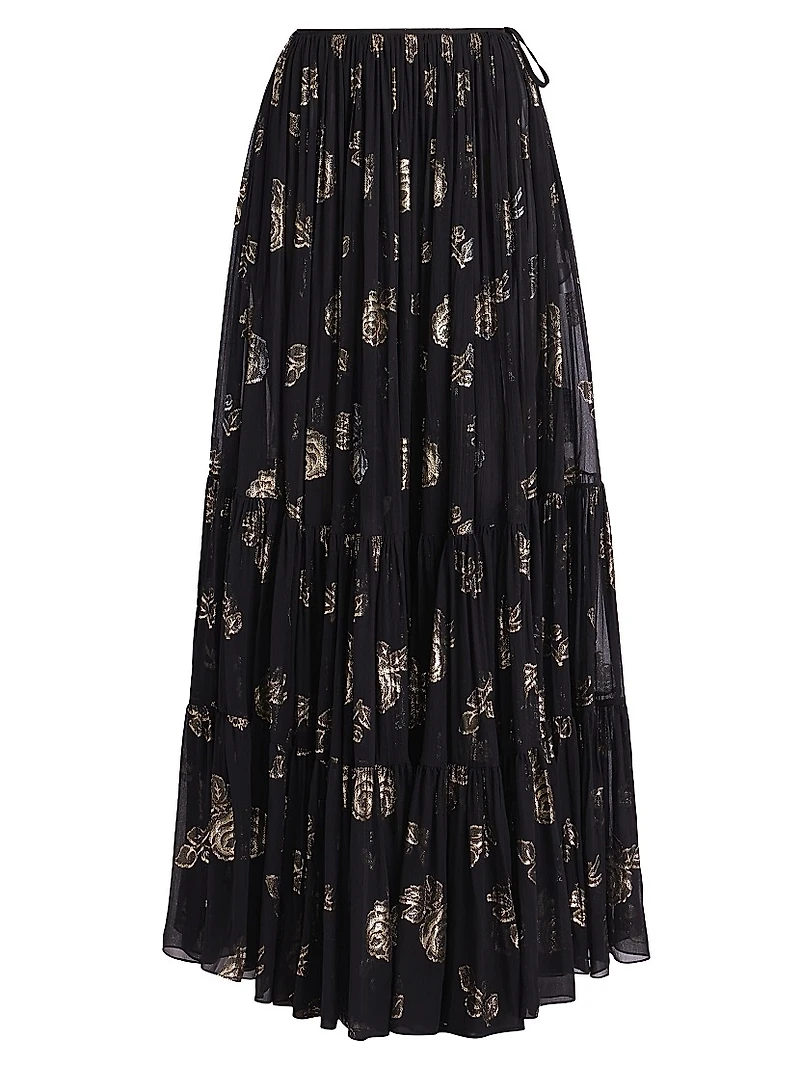 Jacquard Maxi Skirt
