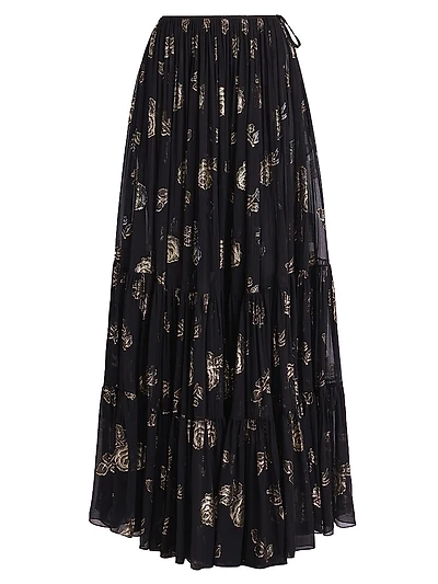 Jacquard Maxi Skirt