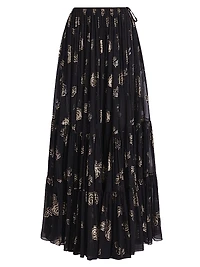 Jacquard Maxi Skirt