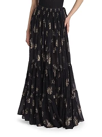 Jacquard Maxi Skirt