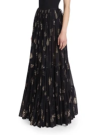 Jacquard Maxi Skirt