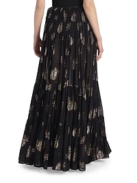 Jacquard Maxi Skirt