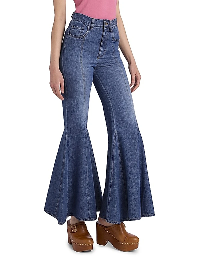 High-Rise Flared Jeans