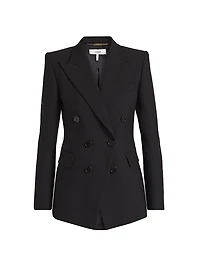 Wool Double-Breasted Blazer