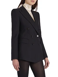 Wool Double-Breasted Blazer