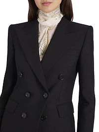 Wool Double-Breasted Blazer