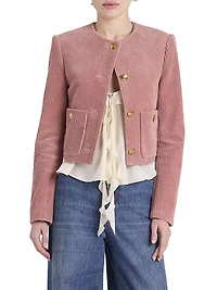 Corduroy Cropped Jacket
