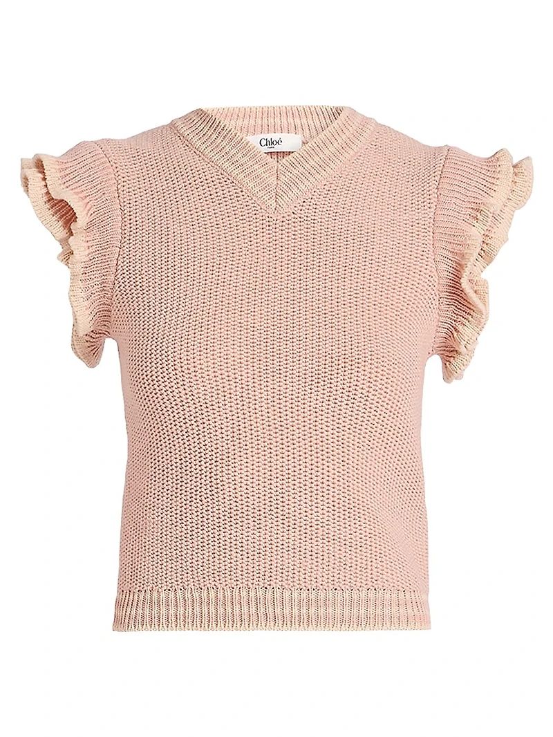 Wool Knit Crop Top