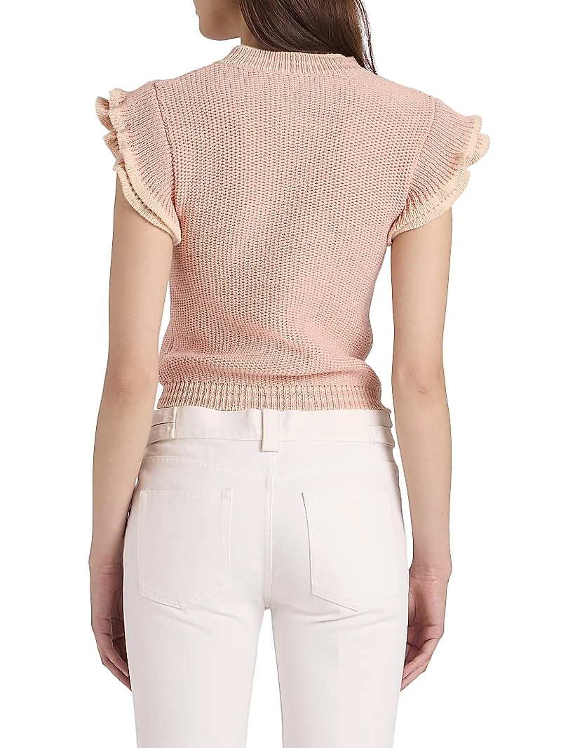 Wool Knit Crop Top
