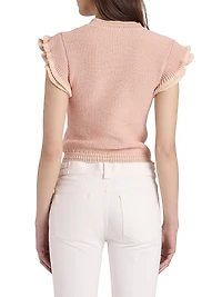 Wool Knit Crop Top