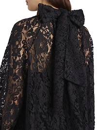 Lace Turtleneck Minidress