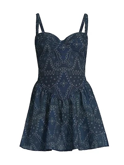 Flynn Fit & Flare Minidress