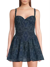 Flynn Fit & Flare Minidress