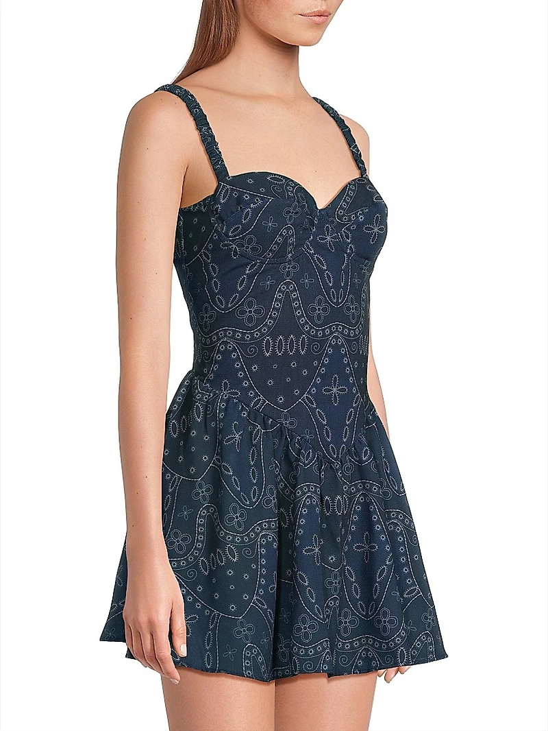 Flynn Fit & Flare Minidress