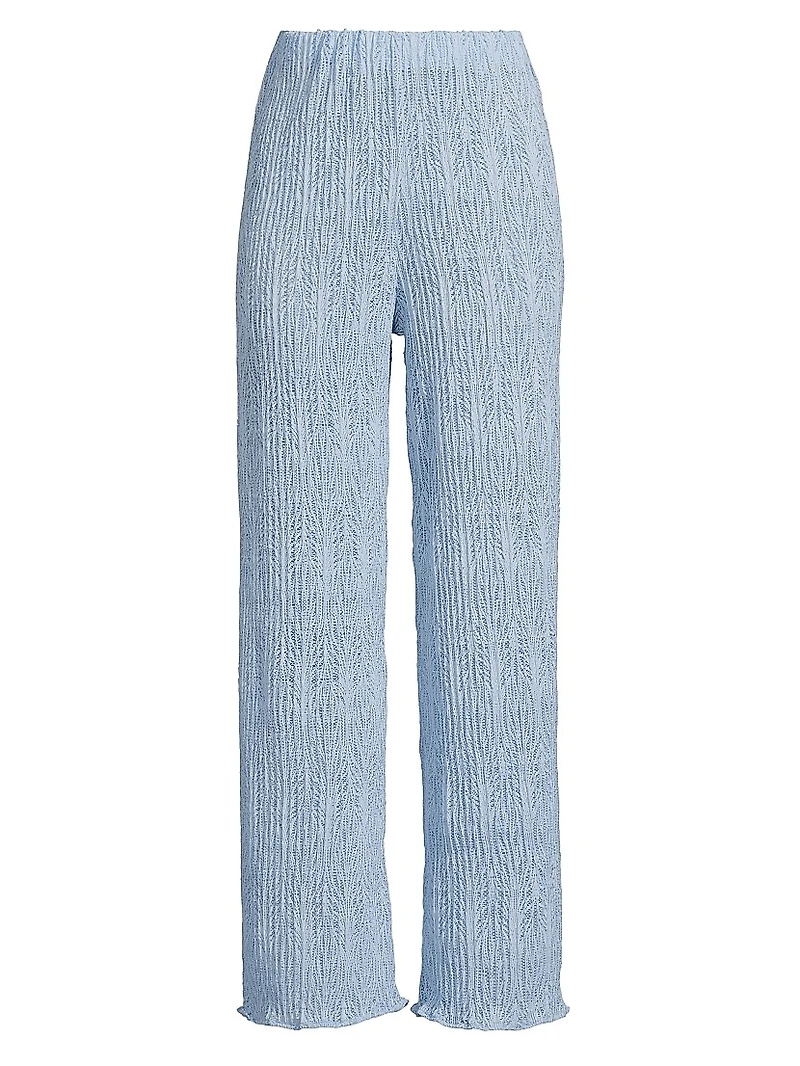 Evy Woven Straight-Leg Pants