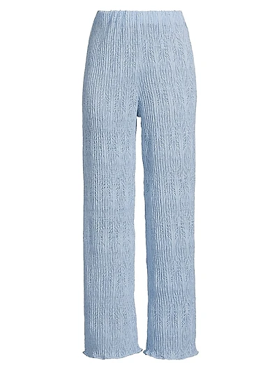 Evy Woven Straight-Leg Pants