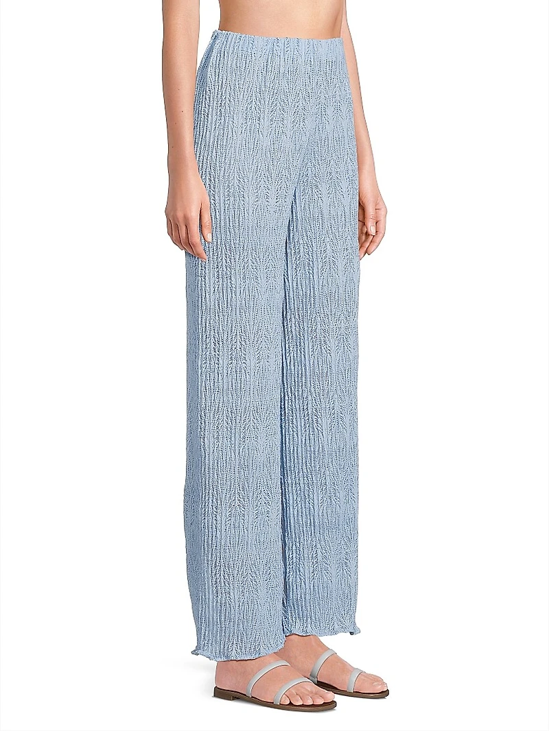 Evy Woven Straight-Leg Pants
