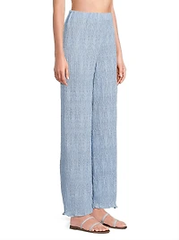 Evy Woven Straight-Leg Pants