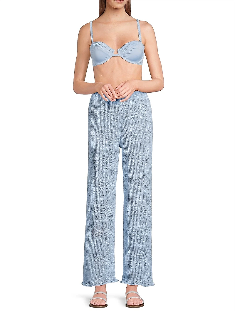 Evy Woven Straight-Leg Pants