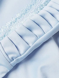 Millie Pleated V-Cut Bikini Bottom