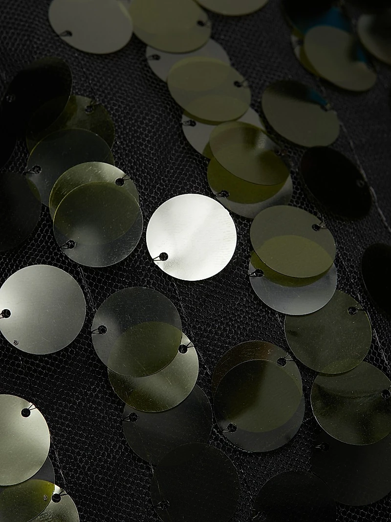 Dia Paillettes Midi-Skirt