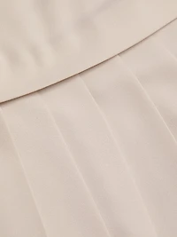 Anci Drop-Waist Crepe Midi-Dress