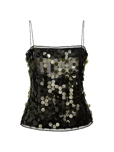 Suero Paillettes Camisole Top