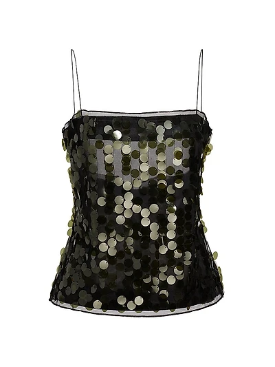 Suero Paillettes Camisole Top