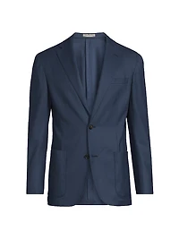Lightweight Wool-Silk Jacket