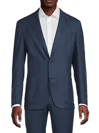 Lightweight Wool-Silk Jacket